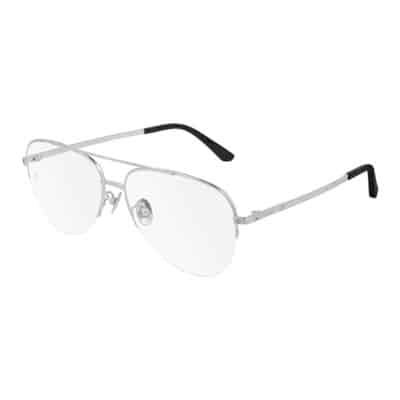 Zilver Transparante Ct0256O Bril Cartier , Gray , Unisex