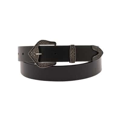 Zwart Western Arrow Riem Off White , Black , Heren