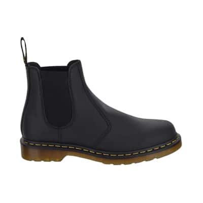 Zwarte Chelsea Boots van korrelig leer Dr. Martens , Black , Dames