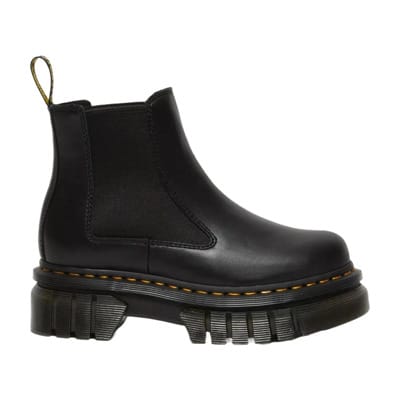 Zwarte Chelsea Laarzen met Innovatieve Zool Dr. Martens , Black , Dames