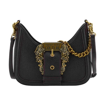 Zwarte Couture Tas Versace Jeans Couture , Black , Dames