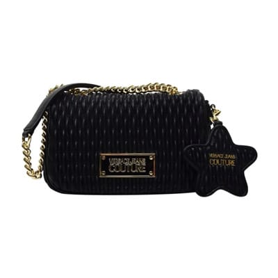 Zwarte Crossbody Tas voor Dames Versace Jeans Couture , Black , Dames