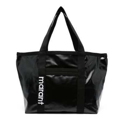 Zwarte Darwen Tote Tas Isabel Marant , Black , Dames