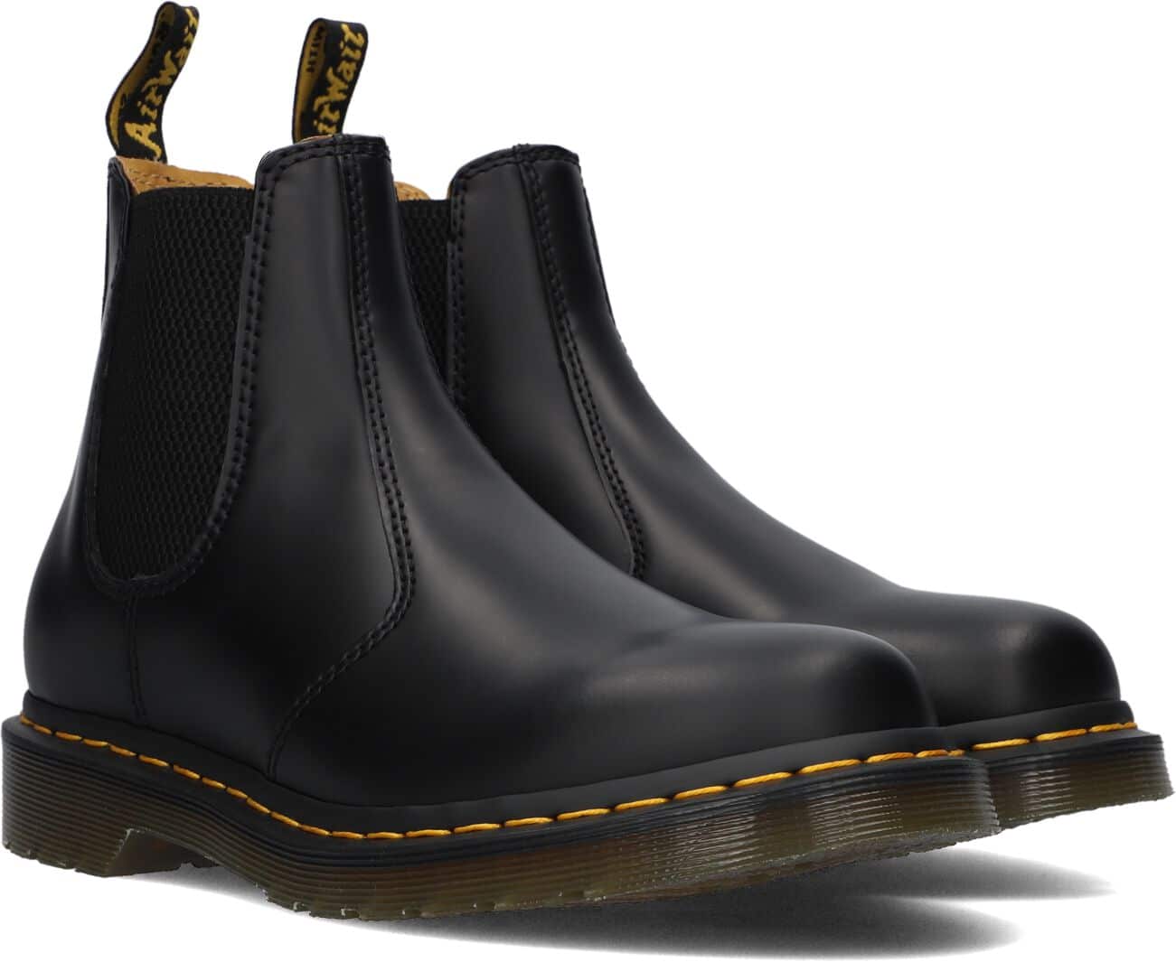 Zwarte Dr Martens Chelsea Boots 2976 Smooth