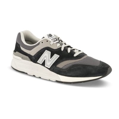 Zwarte Fleece Sneaker New Balance , Black , Heren