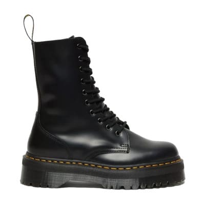 Zwarte Jadon Hi Platform Laarzen Dr. Martens , Black , Dames