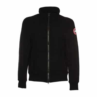 Zwarte Lawson Fleece Jas Canada Goose , Black , Heren