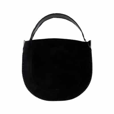 Zwarte Leren Hobo Tas met Top Handvat Isabel Marant , Black , Dames