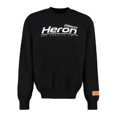 Zwarte Logo Trui voor Heren Heron Preston , Black , Heren