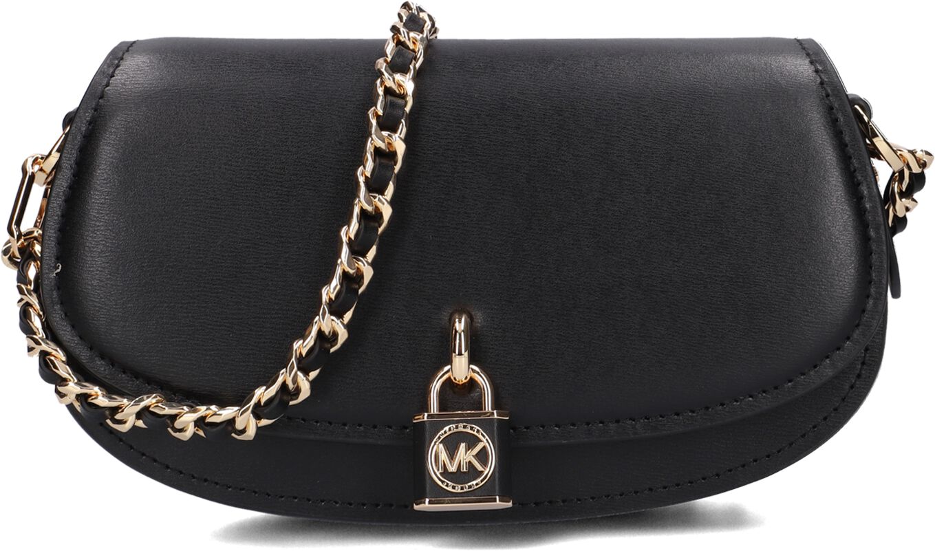 Zwarte Michael Kors Schoudertas Sm Ew Chain Sling Msgr