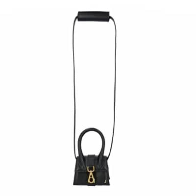 Zwarte Montagne Leren Mini Tas Jacquemus , Black , Dames