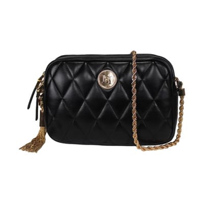 Zwarte Schoudertas Elisabetta Franchi , Black , Dames