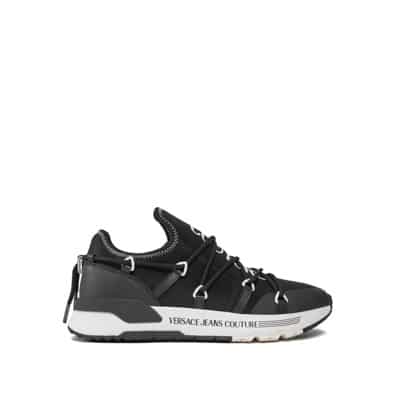 Zwarte Sneakers voor Heren Versace Jeans Couture , Black , Heren