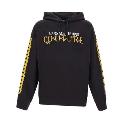 Zwarte Sweaters van Versace Jeans Couture Versace Jeans Couture , Black , Heren