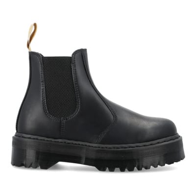 Zwarte Vegan Platform Chelsea Boots Dr. Martens , Black , Heren