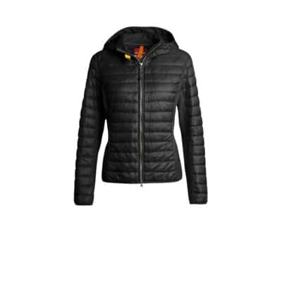 Zwarte technische jas met mesh-details Parajumpers , Black , Dames