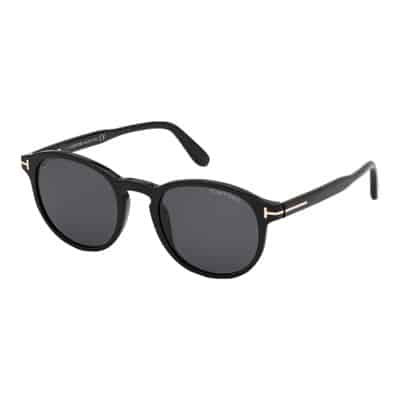 Zwarte/Rook Zonnebril FT 0834 Tom Ford , Black , Heren