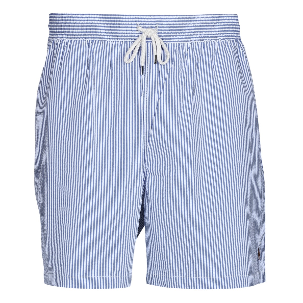 Zwembroek Polo Ralph Lauren MAILLOT SHORT DE BAIN RAYE SEERSUCKER CORDON DE SERRAGE ET POCHE