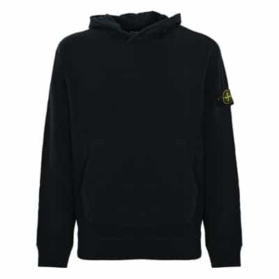 Blauwe Hoodie voor Heren Stone Island , Blue , Heren