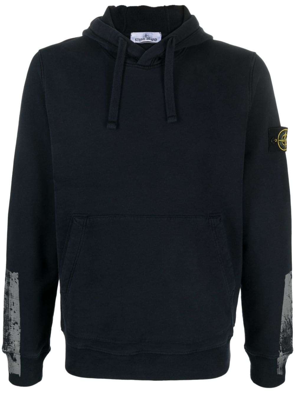 Stone Island Hoodie met Compass-logopatroon - Blauw