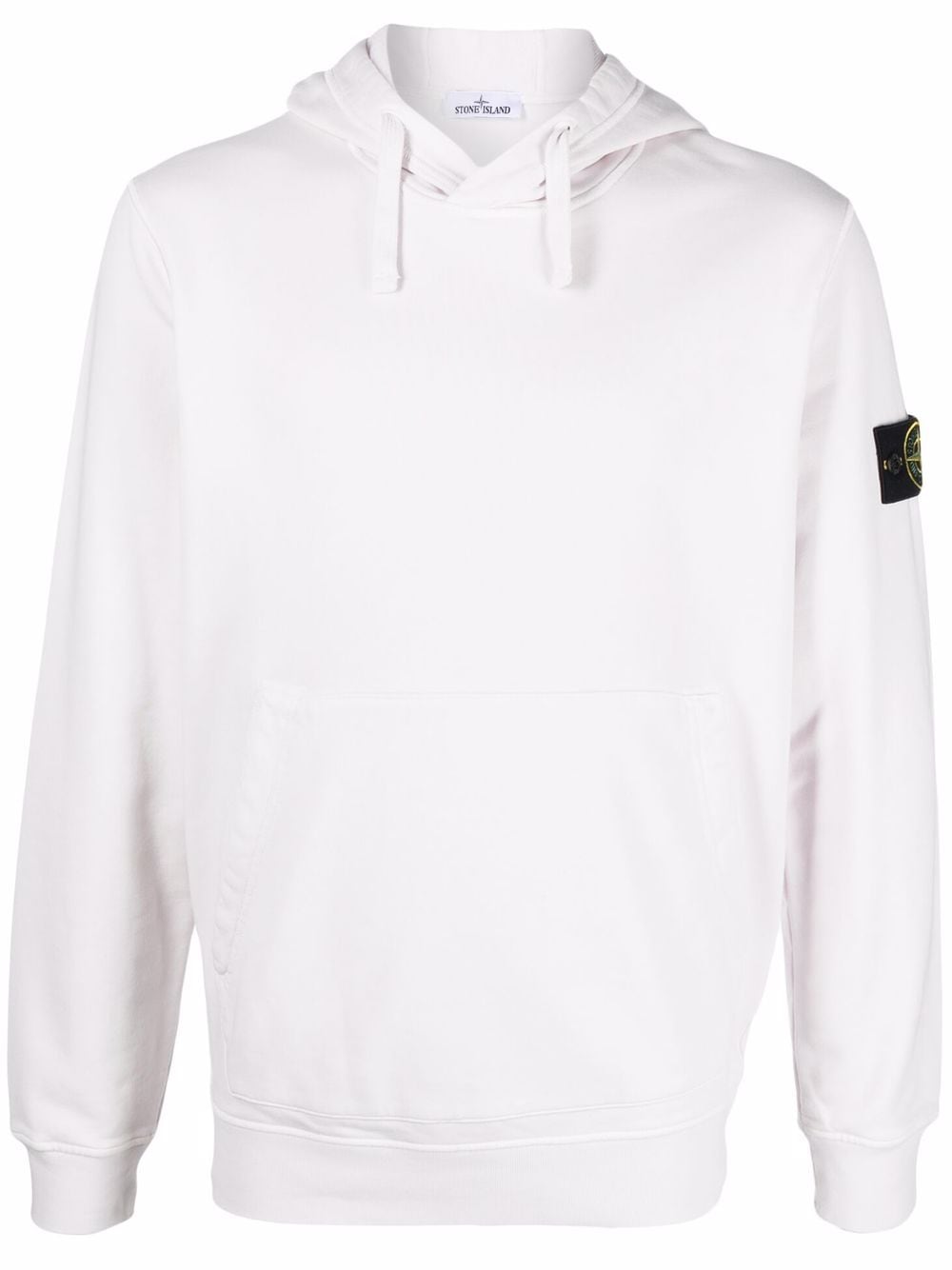 Stone Island Hoodie met logo - Roze