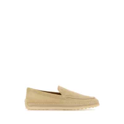 Suède Loafers in Zandkleur Tod's , Beige , Dames