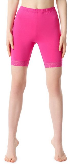 Bellivalini Leggings Damen Shorts aus Viskose BLV50-216 (1-tlg) mit Spitze