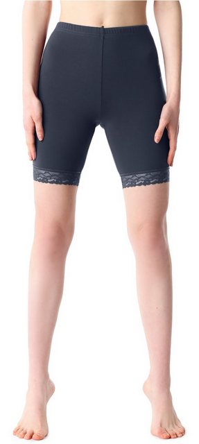 Bellivalini Leggings Damen Shorts aus Viskose BLV50-216 (1-tlg) mit Spitze