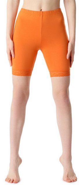 Bellivalini Leggings Damen Shorts aus Viskose BLV50-216 (1-tlg) mit Spitze