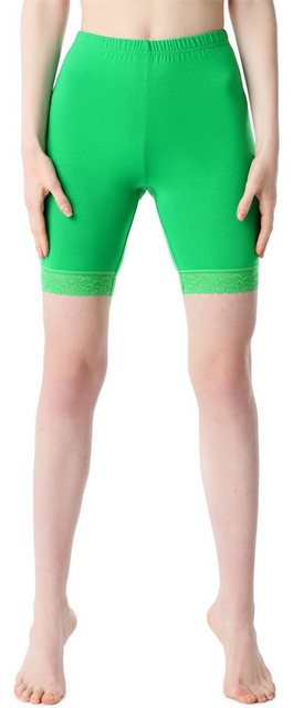 Bellivalini Leggings Damen Shorts aus Viskose BLV50-216 (1-tlg) mit Spitze