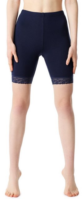 Bellivalini Leggings Damen Shorts aus Viskose BLV50-216 (1-tlg) mit Spitze