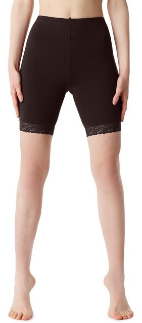 Bellivalini Leggings Damen Shorts aus Viskose BLV50-216 (1-tlg) mit Spitze