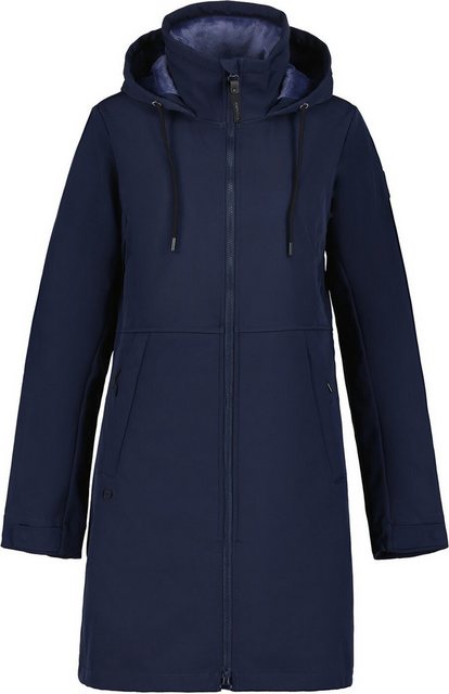 Icepeak Winterjacke ICEPEAK AGARAM Mantel Jacke Winterjacke Damen DUNKEL BLAU