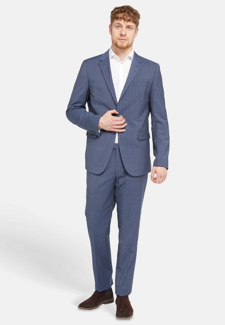 Lawrence Grey Hosenanzug Anzug Mit Nadelstreifen - Modern Fit