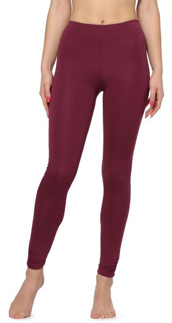 Merry Style Leggings Damen Lange Leggings aus Viskose MS10-345 (1-tlg) elastischer Bund