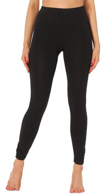 Merry Style Leggings Damen Lange Leggings aus Viskose MS10-345 (1-tlg) elastischer Bund