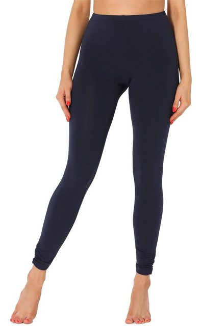 Merry Style Leggings Damen Lange Leggings aus Viskose MS10-345 (1-tlg) elastischer Bund