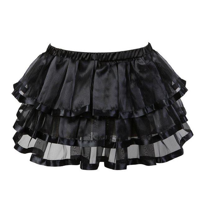 Refttenw Tüllrock Tutu-Rock Damen Kurz Retro Rock Knielang Tüllrock Tutu Kleid Lang-30cm