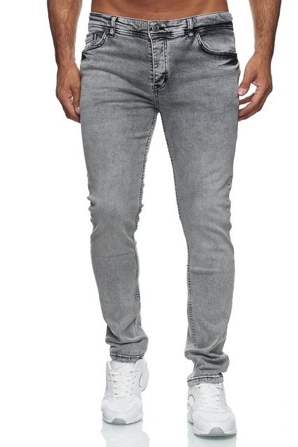 Reslad Stretch-Jeans Reslad Jeans Herren Slim Fit Basic Herren-Hose Jeanshose Männer Jeans Stretch Denim Jeans-Hose Slim Fit