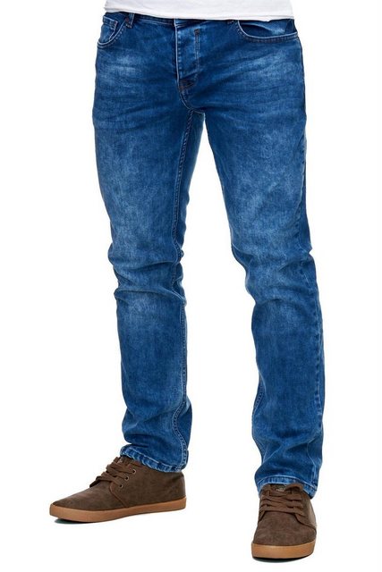 Reslad Stretch-Jeans Reslad Jeans-Herren Slim Fit Basic Style Stretch-Denim Jeans-Hose Stretch Jeans-Hose Slim Fit