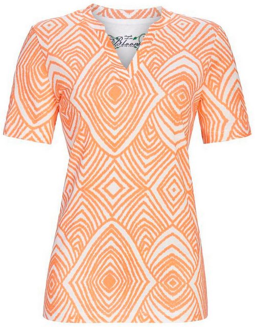 Ringella Pyjamaoberteil Damen Pyjamashirt mit kurzem Arm (1-tlg) Ethno Print