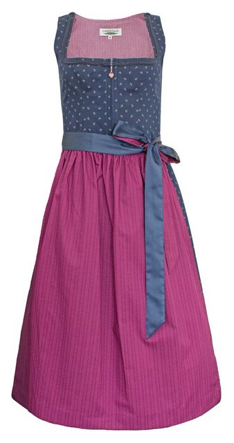 Trachtenmode Hiebaum Dirndl 'Juliet' - Traditionell, Blau Beere 70cm