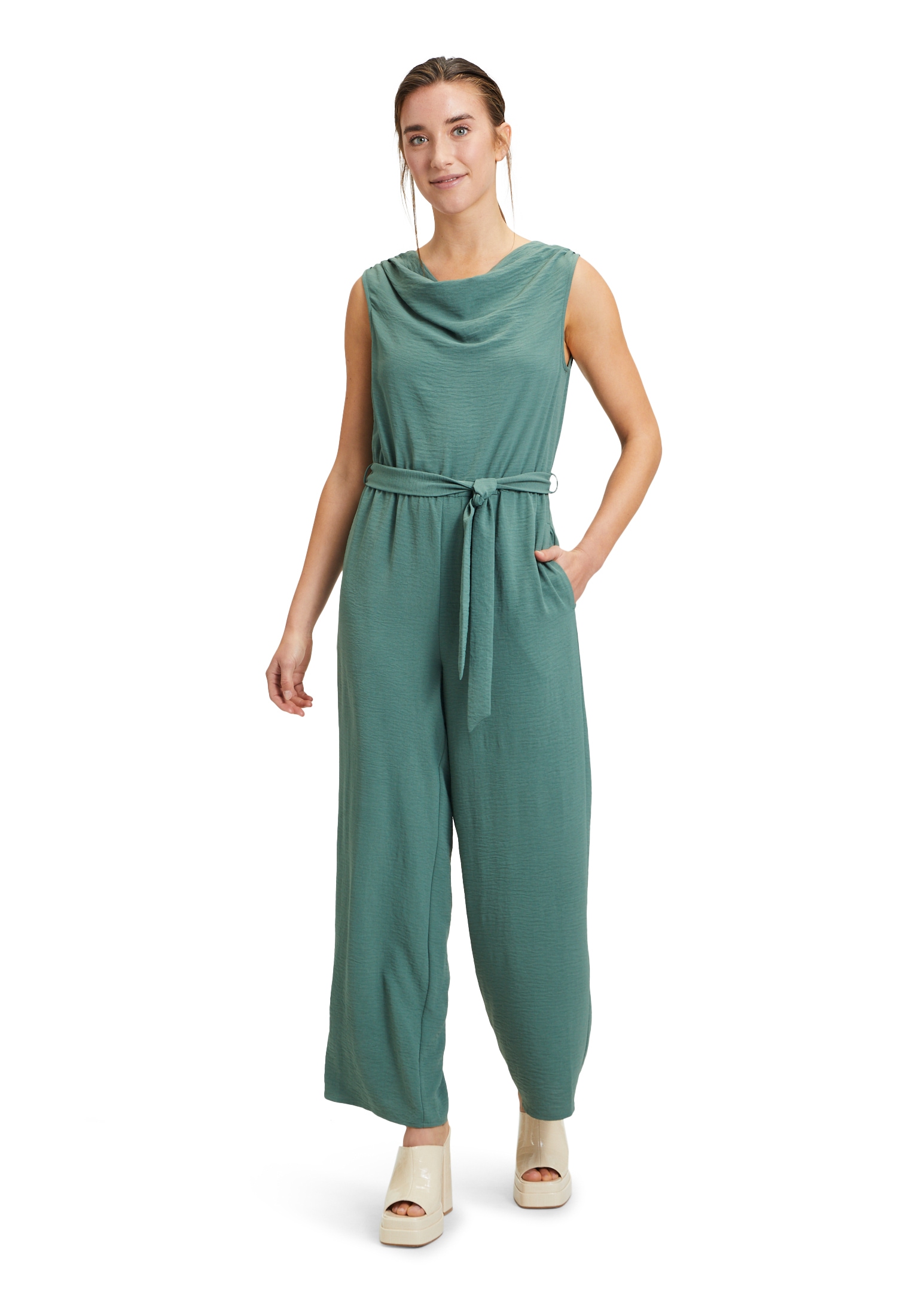 Cartoon Overall "Cartoon Jumpsuit mit Bindegürtel", (1 tlg.), Design