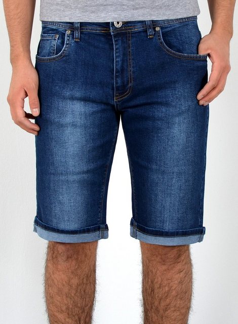 ESRA Jeansshorts Herren Sommerhose Jeans Shorts Herren Jeans-Shorts Stretch kurze Hose Jeans-Shorts Herren kurze Jeans Herren Sommer Hose Jeans Shorts