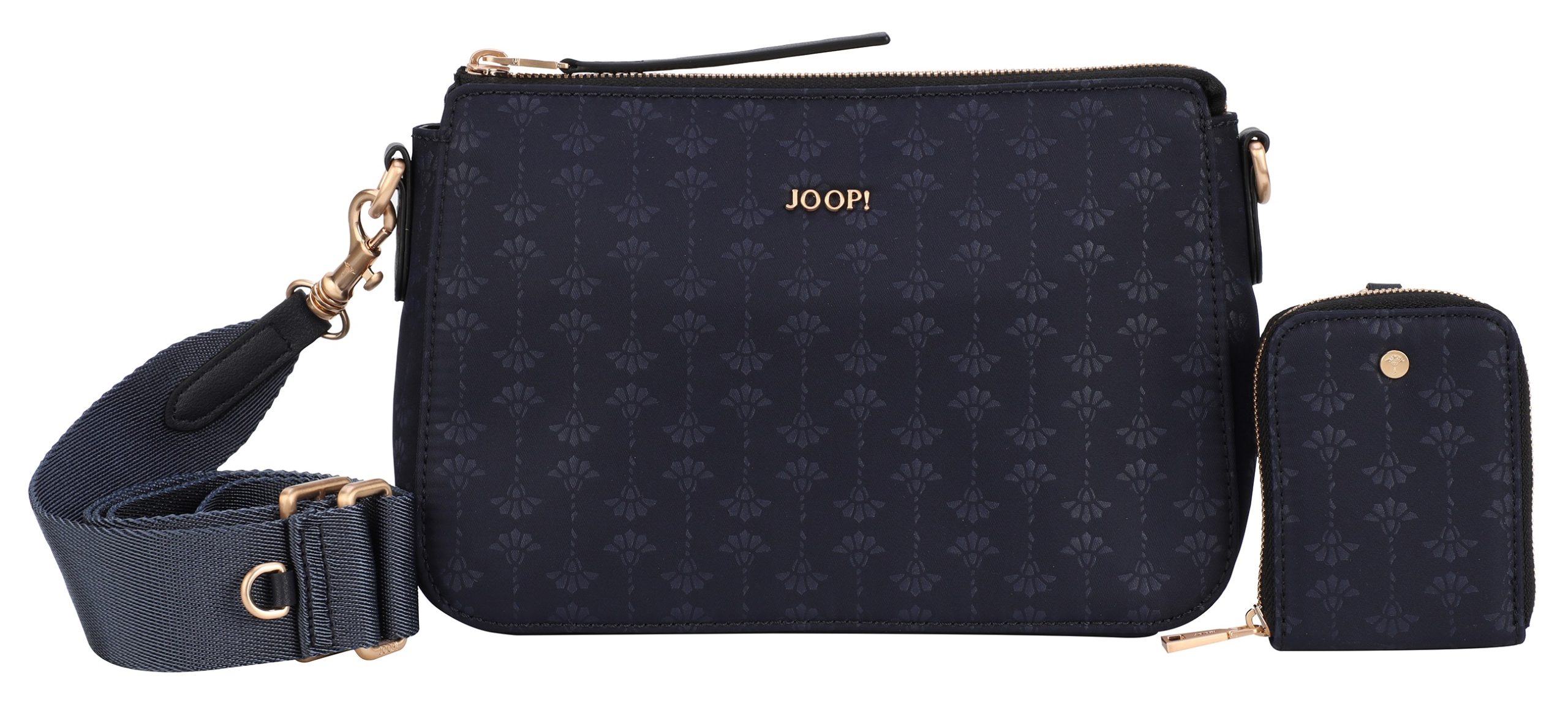 JOOP Schultertasche "collana tessuto jasmina shoulderbag shz", Handtasche Damen Umhängetasche Tasche Damen