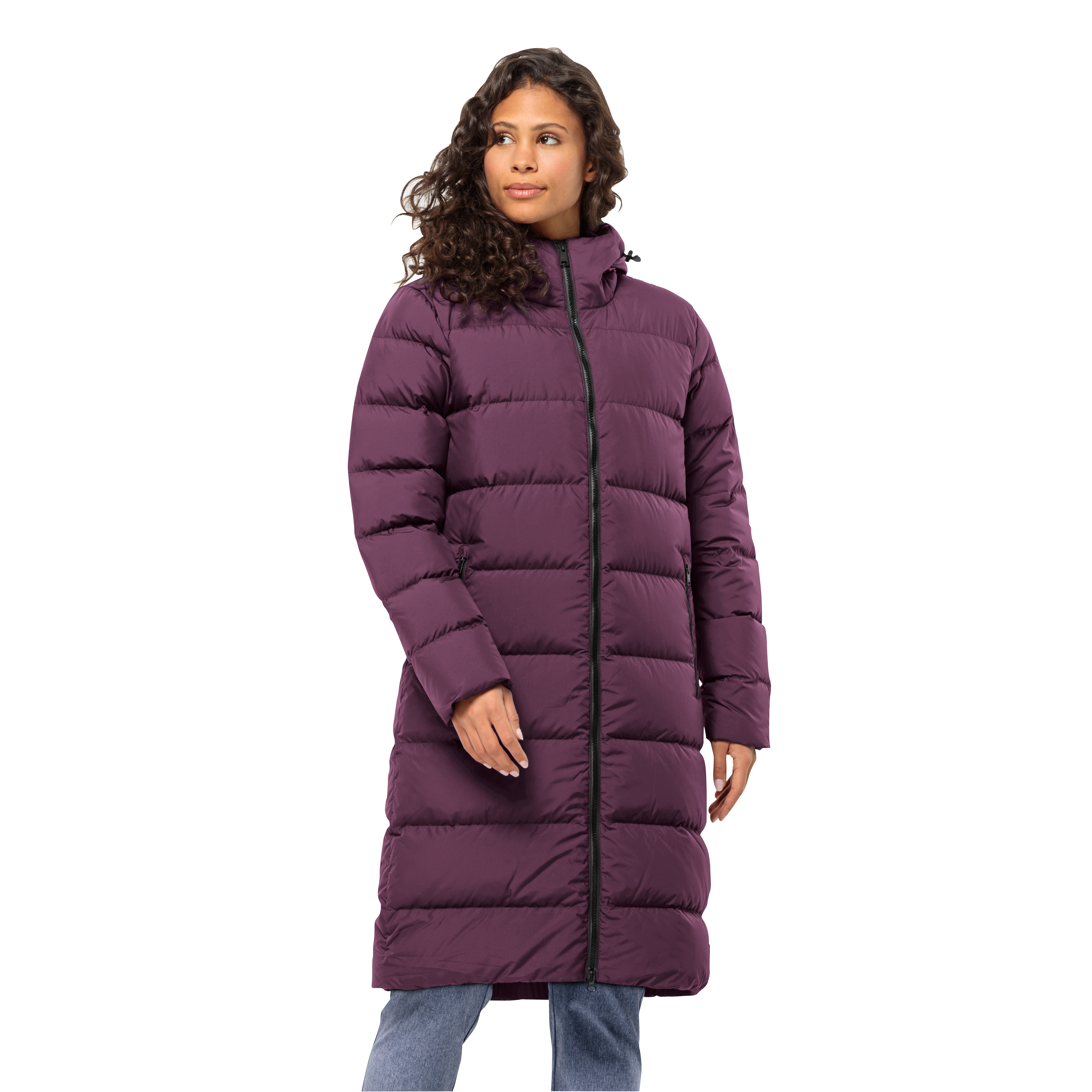 Jack Wolfskin Daunenmantel "FROZEN PALACE COAT W", mit Kapuze