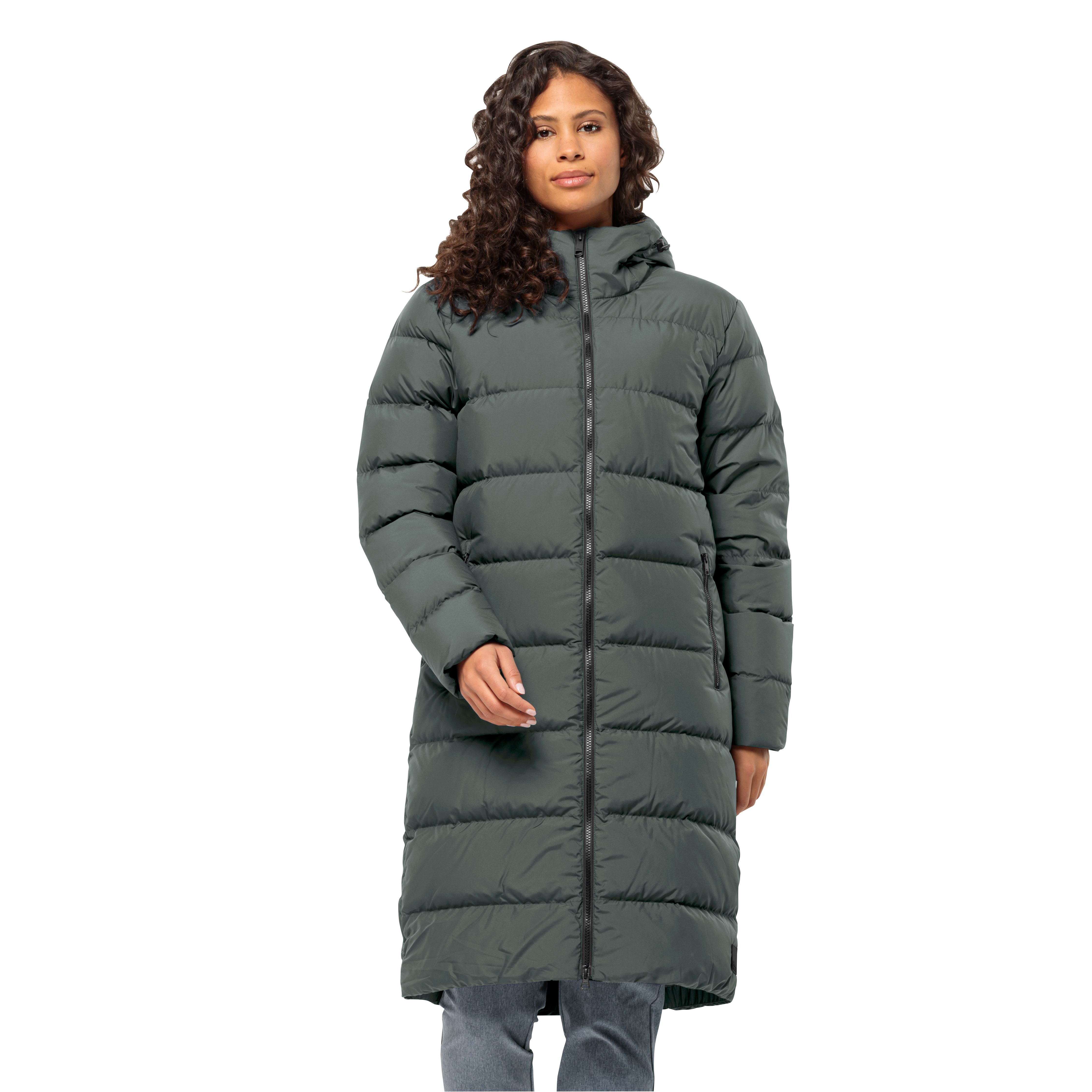 Jack Wolfskin Daunenmantel "FROZEN PALACE COAT W", mit Kapuze