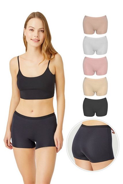 Selef Creation Shorts Damen Shorts Radlerhose Unterhose kurze Hose Boxershorts Leggings (2er-Pack)