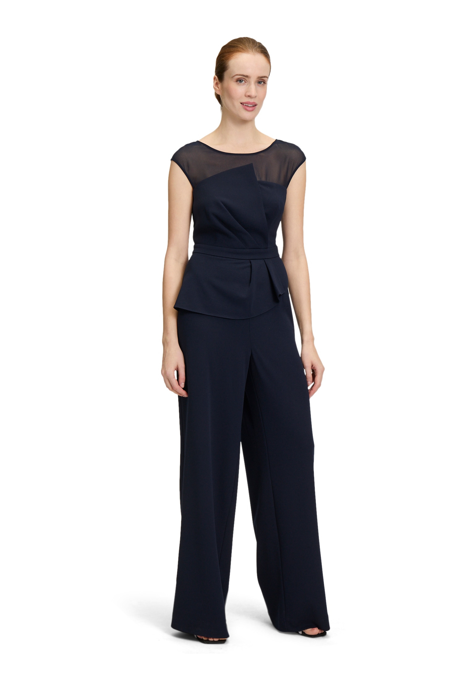 Vera Mont Overall "Vera Mont Jumpsuit ohne Arm", (1 tlg.), Nahtführung