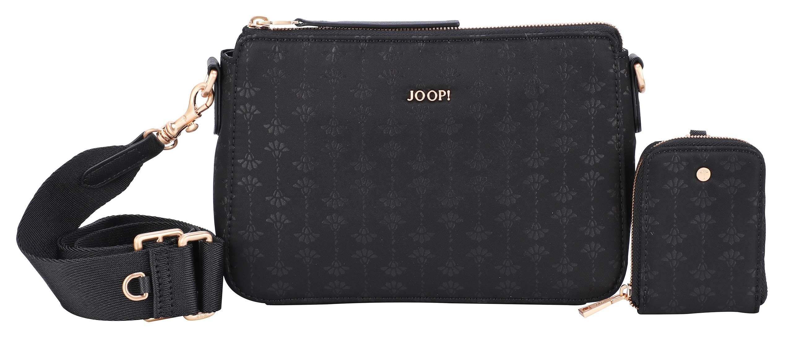 JOOP Schultertasche "collana tessuto jasmina shoulderbag shz", Handtasche Damen Umhängetasche Tasche Damen